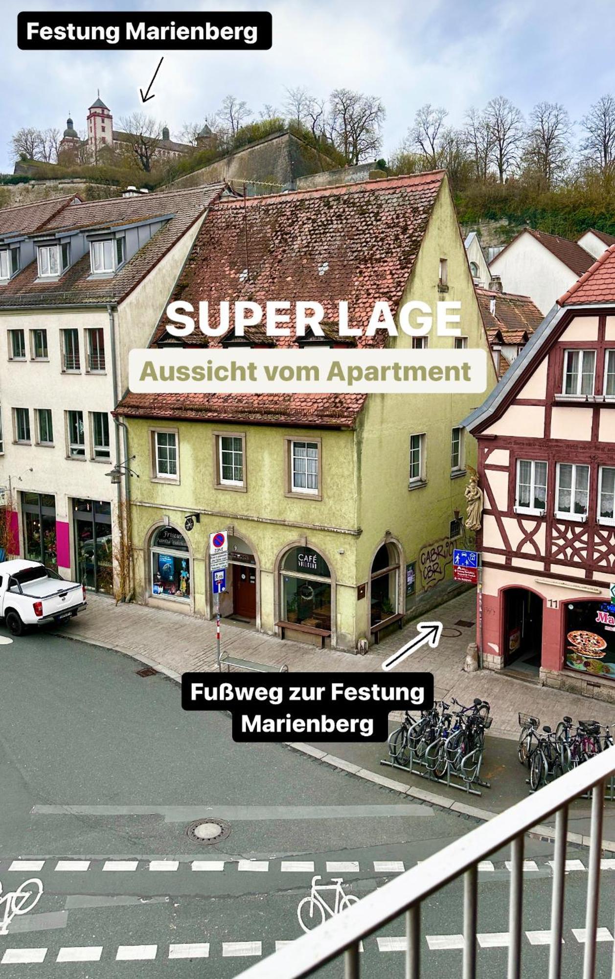 Wohnung Alte Mainbruecke - Gratis Kaffee - Netflix - Balkon Вюрцбург Экстерьер фото