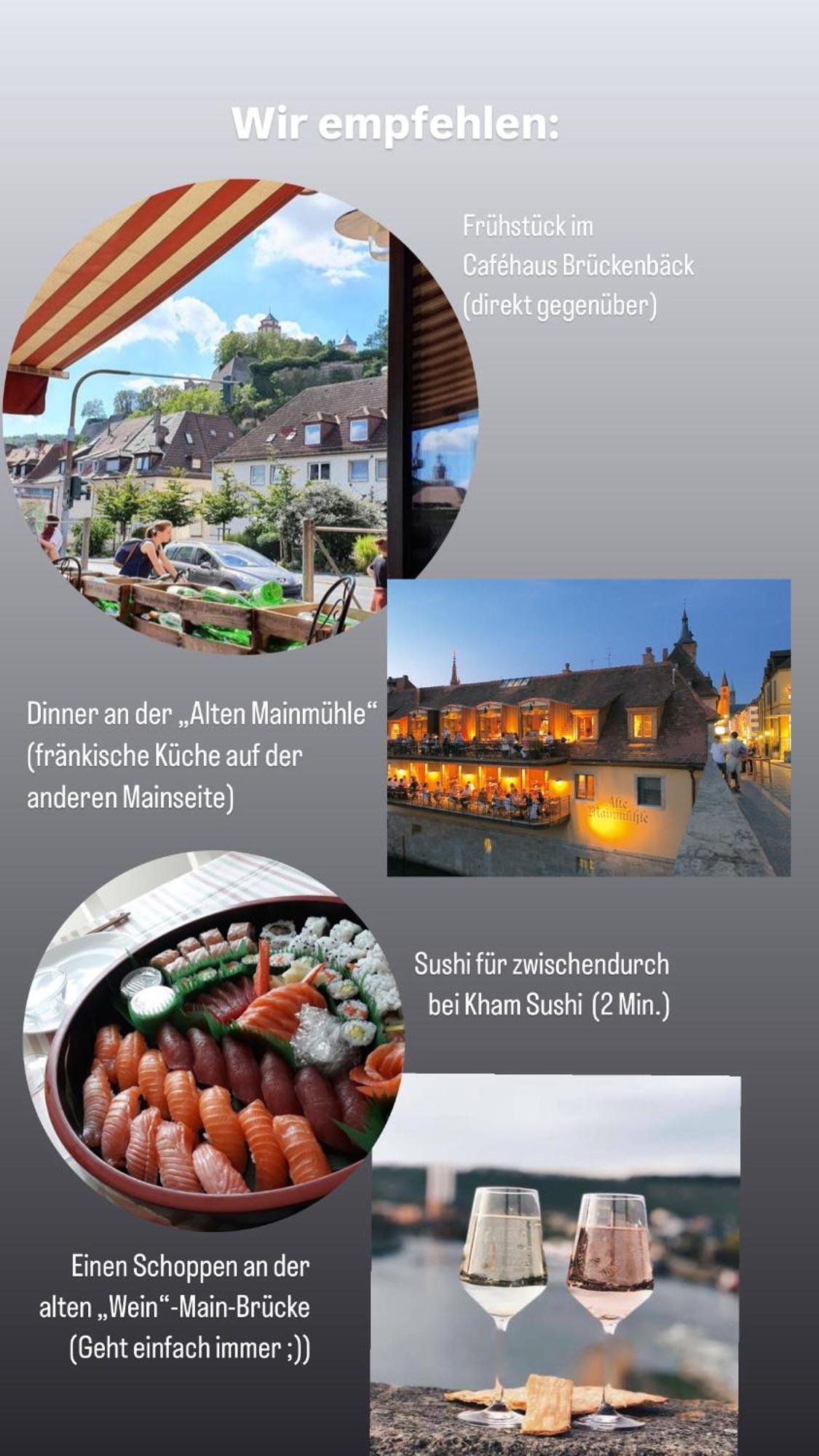 Wohnung Alte Mainbruecke - Gratis Kaffee - Netflix - Balkon Вюрцбург Экстерьер фото
